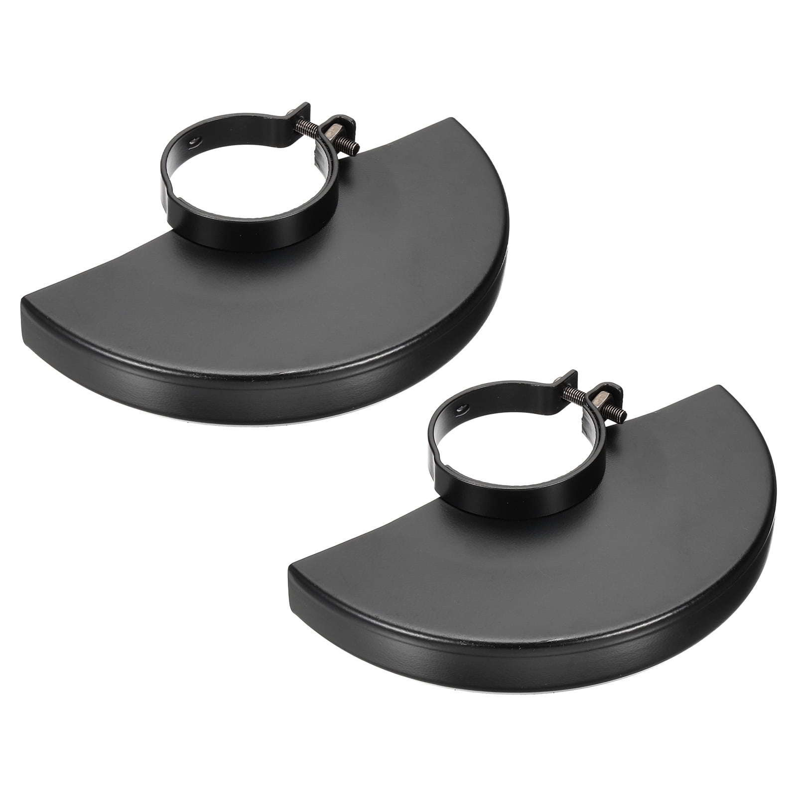 Uxcell Angle Grinder Guard 6-1/2" (163mm) 1.97" Dia, 2Pcs Metal Adjustable Angle Grinder Safety Guard Wheel Disc Blades Protective Cover Shield Replacement, Black