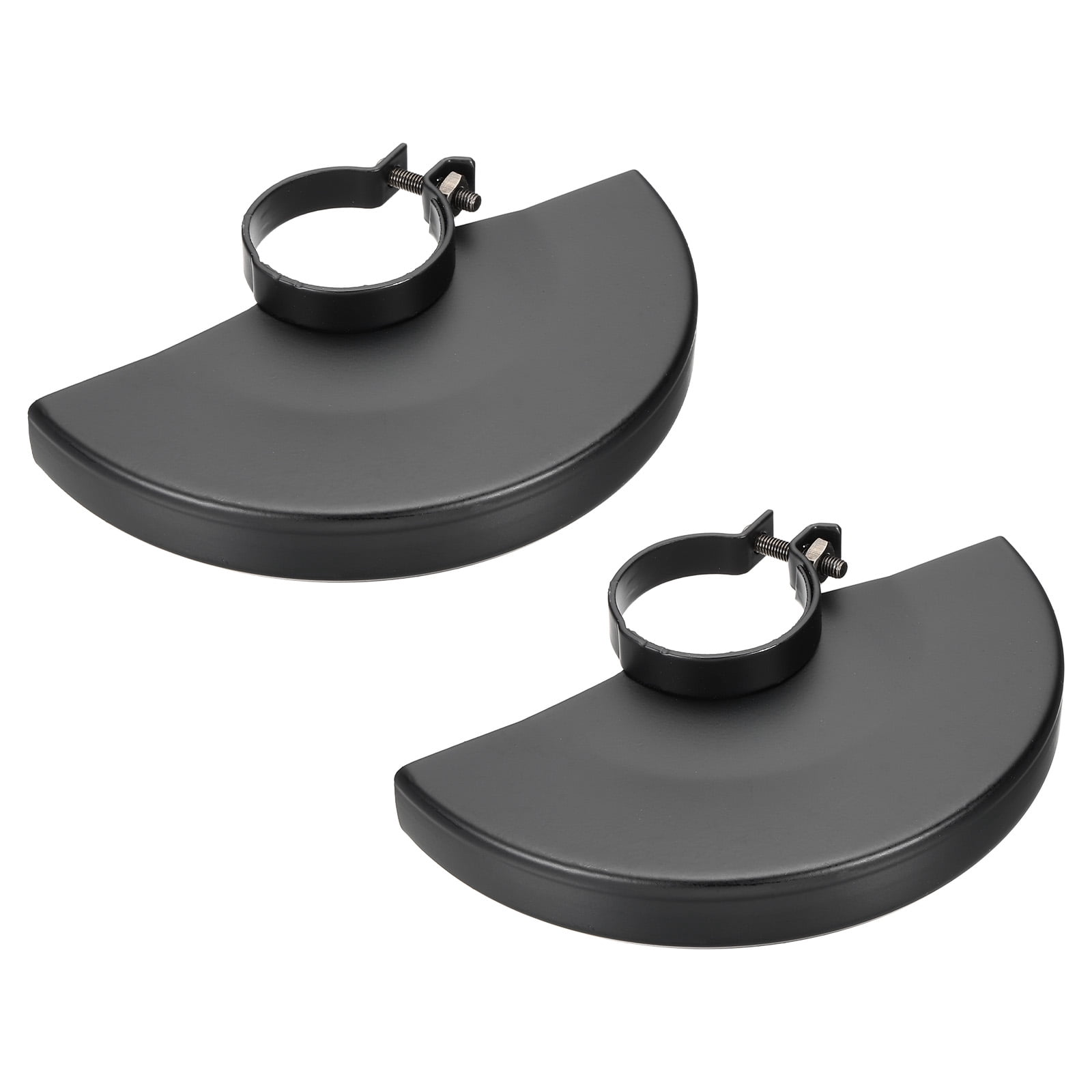 Uxcell Angle Grinder Guard 6" (160mm) 1.69" Dia, 2Pcs Metal Adjustable Angle Grinder Safety Guard Wheel Disc Blades Protective Cover Shield Replacement, Black