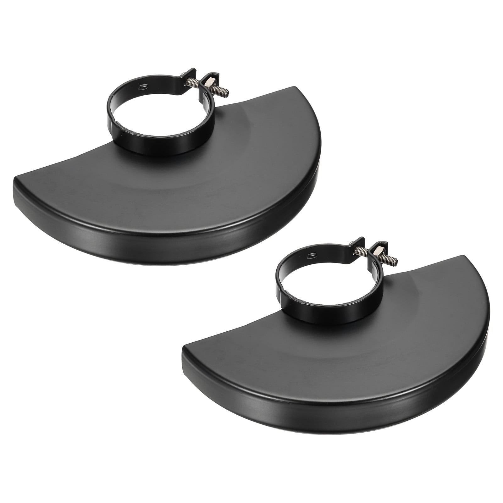 Uxcell Angle Grinder Guard 6" (160mm) 1.89" Dia, 2Pcs Metal Adjustable Angle Grinder Safety Guard Wheel Disc Blades Protective Cover Shield Replacement, Black