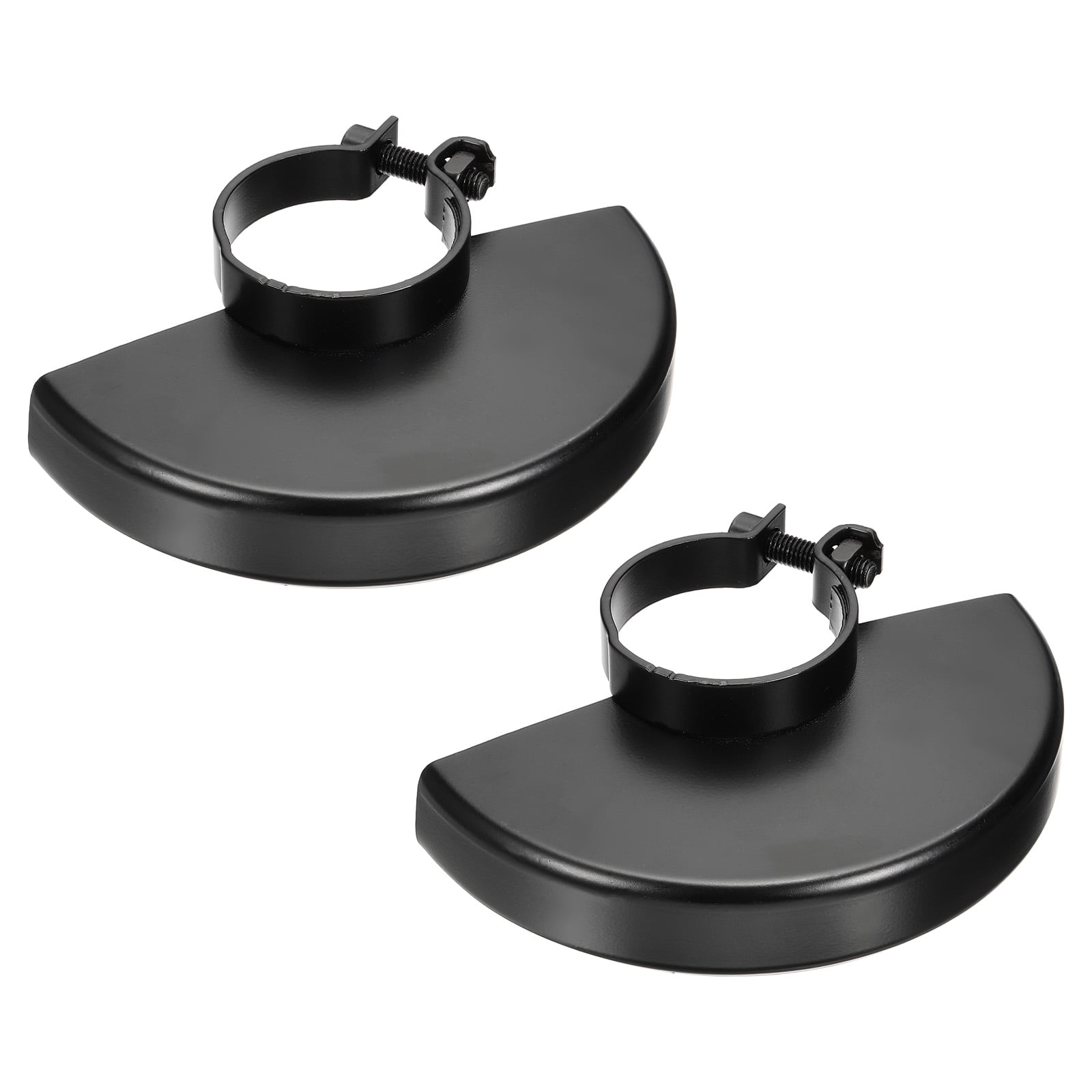 Uxcell Angle Grinder Guard 6" (160mm) 2.13" Dia, 2Pcs Metal Adjustable Angle Grinder Safety Guard Wheel Disc Blades Protective Cover Shield Replacement, Black