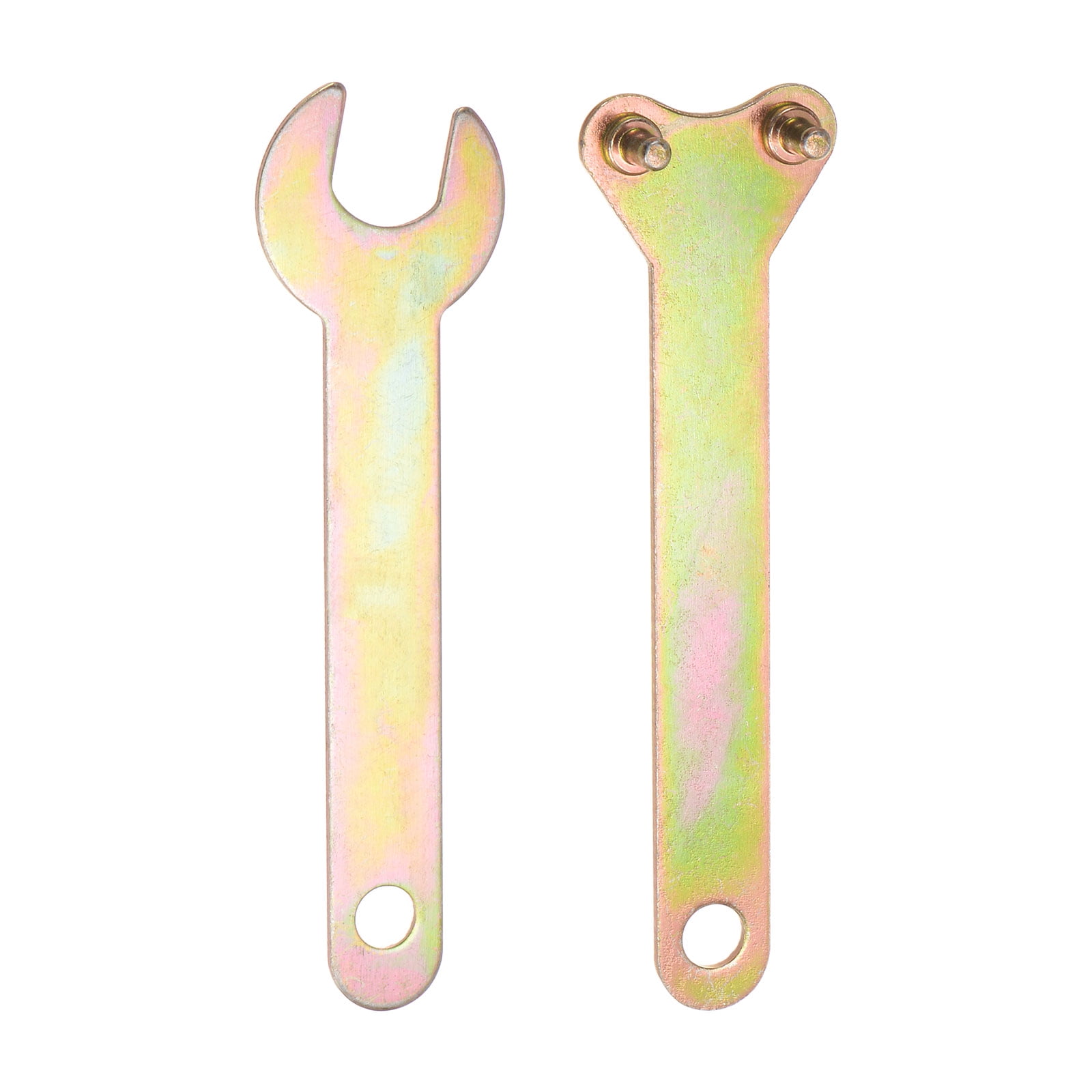 Uxcell Angle Grinder Wrench Metal Lock Nut Wrench Kit Ended Wrench ...