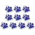 thumbnail image 1 of Uxcell Animal Cat Dog Paw Print Charm, 10 Pcs Footprint Bead Claw Pendants, Navy Blue, 1 of 6