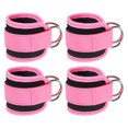 thumbnail image 1 of Uxcell Ankle Strap for Cable Machine, Gym Cable Kickback Ankle Wraps Exercise Attachment for Hip Leg Extension Pink 24 x 8 cm, 1 of 7