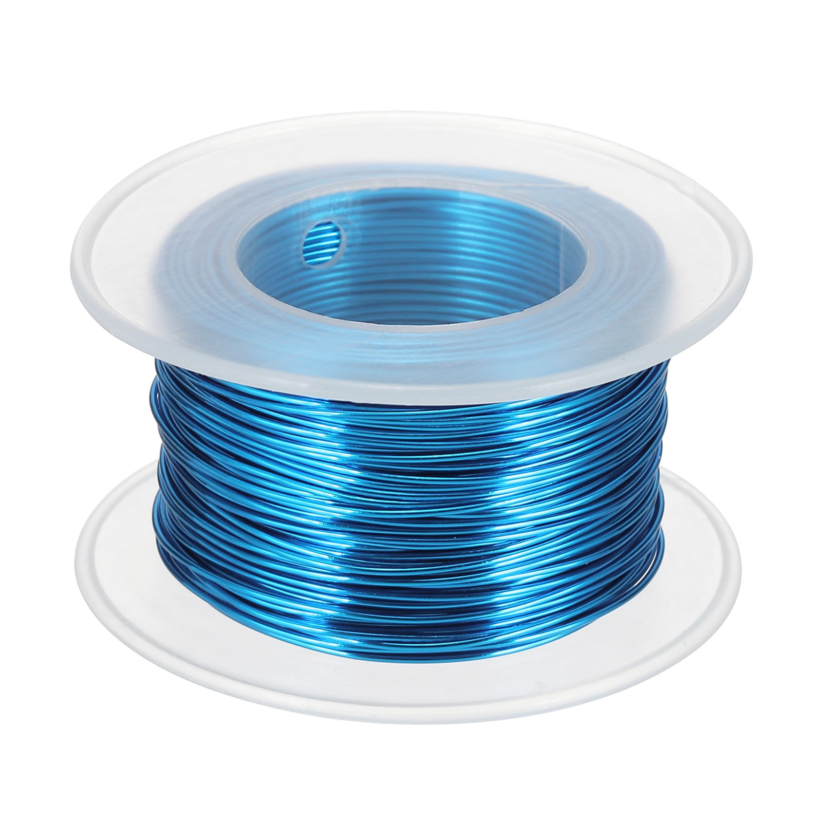 Uxcell Anodized Aluminum Wire for Jewelry Craft Making, Bendable Flexible Wire Blue 20 Gauge