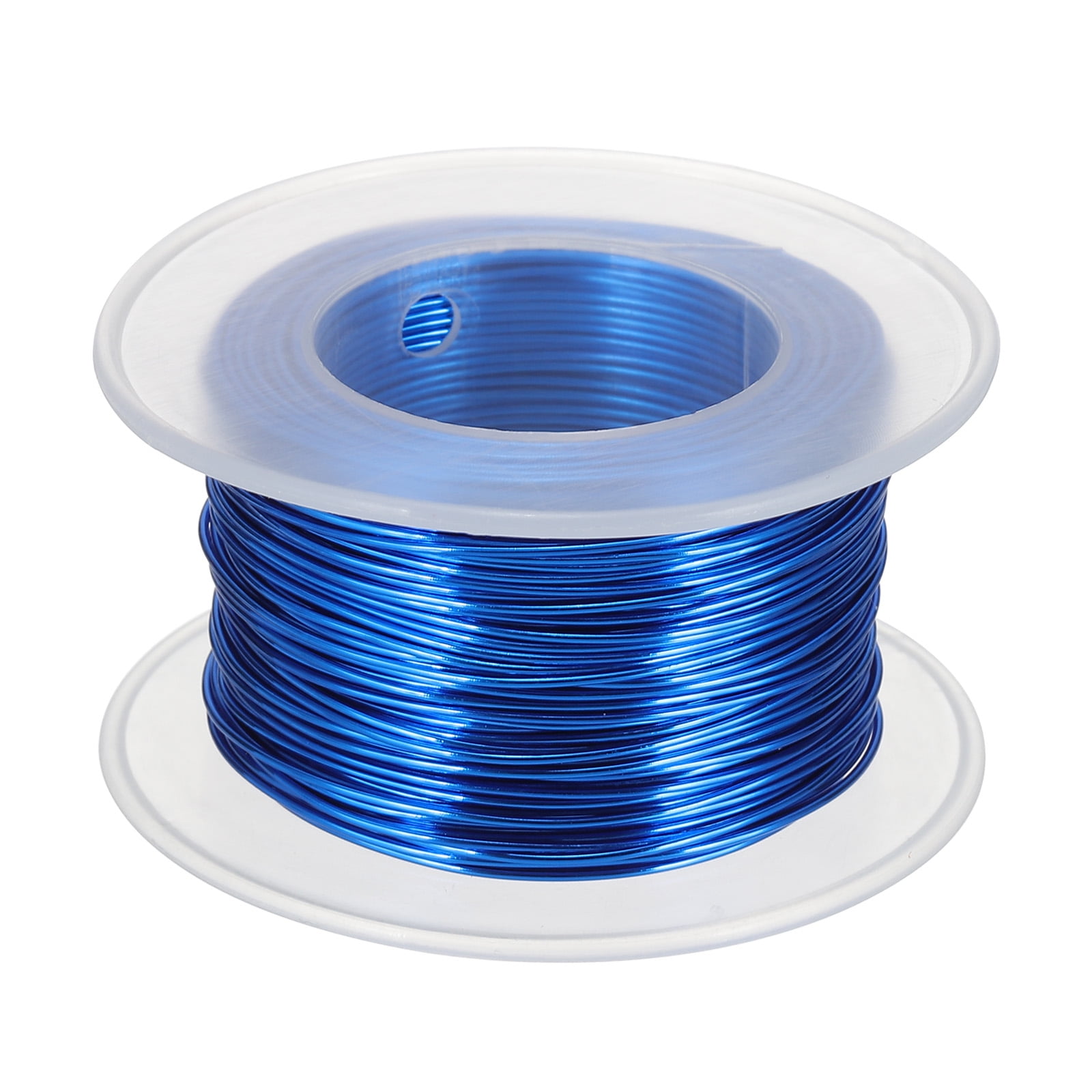 Uxcell Anodized Aluminum Wire for Jewelry Craft Making, Bendable Flexible Wire Dark Blue 20 Gauge