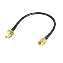 Uxcell Antenna Extension Cable RP-SMA Male to RP-SMA Female Low Loss 6-inch
