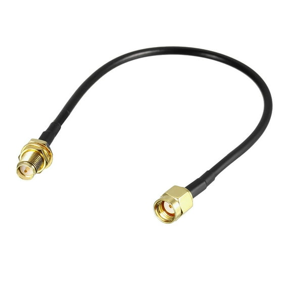 Uxcell Antenna Extension Cable RP-SMA Male to RP-SMA Female Low Loss 8-inch