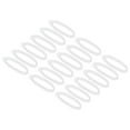 thumbnail image 1 of Uxcell Anti-Lost Silicone Rubber Holder, 18 Pcs Multipurpose Lanyard, Clear, 1 of 7