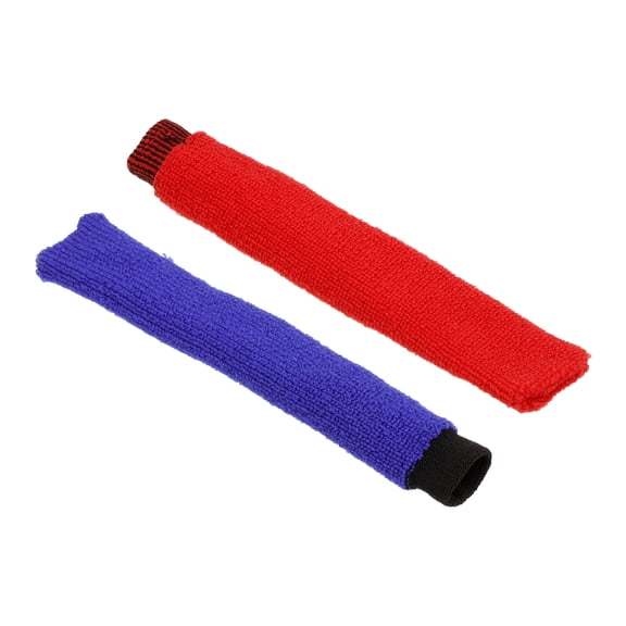 Uxcell Anti Skid Sweatband Badminton Tennis Racket Towel Grip Overgrip, Red/Blue 2 Pack