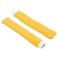 thumbnail image 1 of Uxcell  Anti Skid Sweatband Nylon Badminton Racket Towel Grip Tennis Racquet Overgrip Yellow 2 Pack, 1 of 6