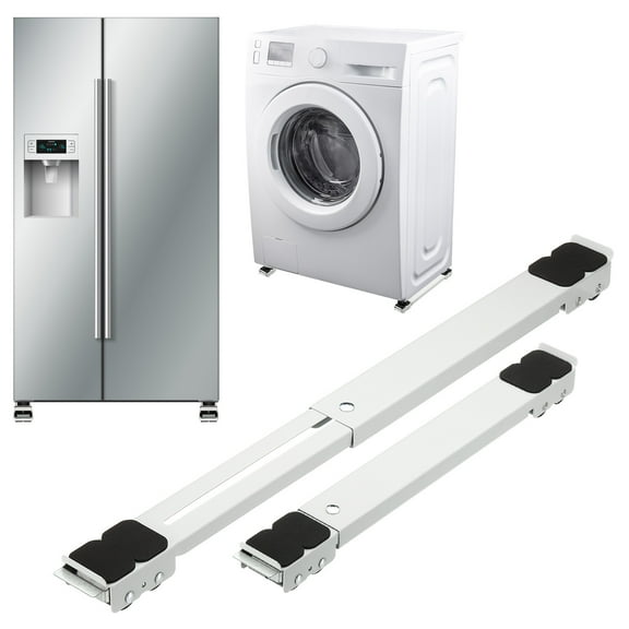 Uxcell Appliance Rollers Extendable Appliance Sliders with Wheels White