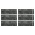 thumbnail image 1 of Uxcell Arabic Keyboard Stickers Universal Keyboard Cover Frosted, Black Background White Lettering 6 Pack, 1 of 6