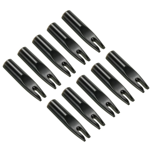 Uxcell Archery Arrow Nocks 6mm 0.236" Inner Dia. Glue on Arrow Nock Replacement, Black, 40 Pack