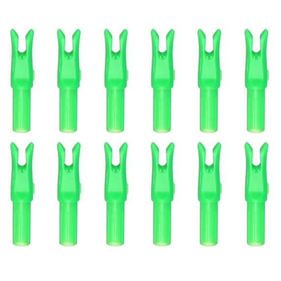 36-Pack Plastic Arrow Nocks – Push-In Style, 4.2mm/6.2mm ID For Carbon Shaft Archery