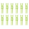 thumbnail image 1 of Uxcell Archery Arrow Nocks, Plastic Nocks Replacement Arrows Tail Accessory-Fitting For (DIY Hunting Shooting/Compound/Recurve Bow) 6.2MM/0.24" ID & 12 Pcs & Plastic & Transparent Yellow, 1 of 6