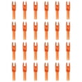 thumbnail image 1 of Uxcell Archery Arrows Nocks, Arrow Shaft Plastic Nocks Replacement Archery Arrows Tail Accessory 24 Pack Inside Diameter 4.2 mm Clear Orange - for (Hunting/Shooting/Compound/Recurve Bow), 1 of 7