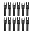 thumbnail image 1 of Uxcell Archery Arrows Nocks, Plastic Insert Arrow Nock Replacement Arrow Tails for Hunting Shooting Compound Recurve Bow Black, 1 of 7