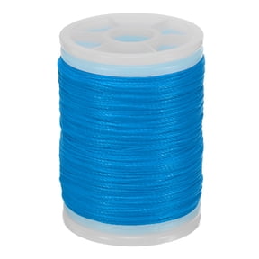 Uxcell Archery Bow String Serving Thread, 0.02" Dia Durable Bowstring Thread Accessories 131 Yard/120M & 400D PE & Blue-Fitting For(Tying Peep Sight Nock/Compound/Recurve Bow)