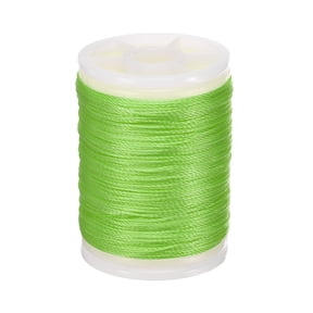 Uxcell Archery Bow String Serving Thread, 0.02" Dia Durable Bowstring Thread Accessories 131 Yard/120M & 400D PE & Grass Green-Fitting For(Tying Peep Sight Nock/Compound/Recurve Bow)