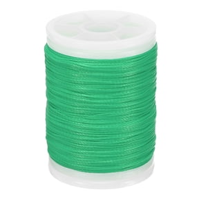 Uxcell Archery Bow String Serving Thread, 0.02" Dia Durable Bowstring Thread Accessories 131 Yard/120M & 400D PE & Green-Fitting For(Tying Peep Sight Nock/Compound/Recurve Bow)