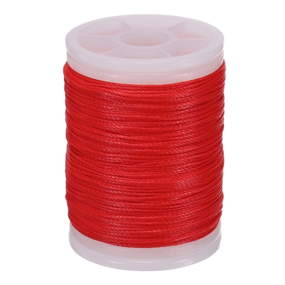 Uxcell Archery Bow String Serving Thread, 0.02" Dia Durable Bowstring Thread Accessories 131 Yard/120M & 400D PE & Red-Fitting For(Tying Peep Sight Nock/Compound/Recurve Bow)