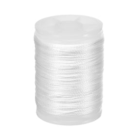 Uxcell Archery Bow String Serving Thread, 0.02" Dia Durable Bowstring Thread Accessories 131 Yard/120M & 400D PE & White-Fitting For(Tying Peep Sight Nock/Compound/Recurve Bow)