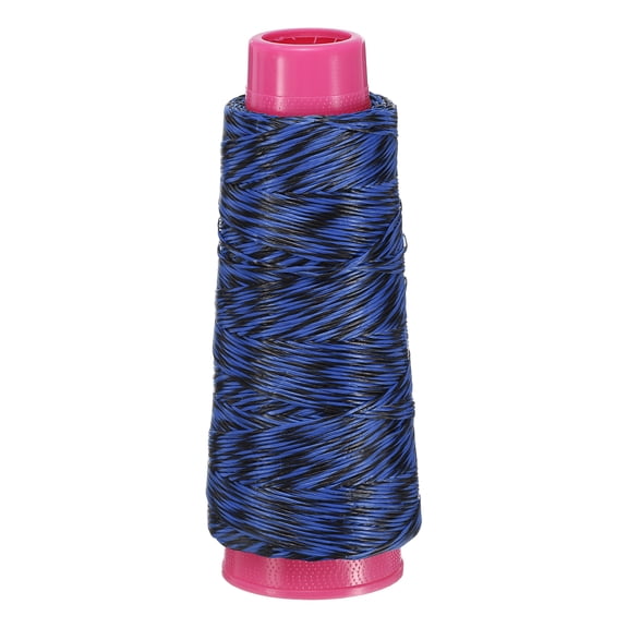 Uxcell Archery Bow String Serving Thread, 0.03" Dia Durable Bowstring Thread Accessories 131 Yard/120M & 1600D PE & Black/Blue-Fitting For(Tying Peep Sight Nock/Compound/Recurve Bow)
