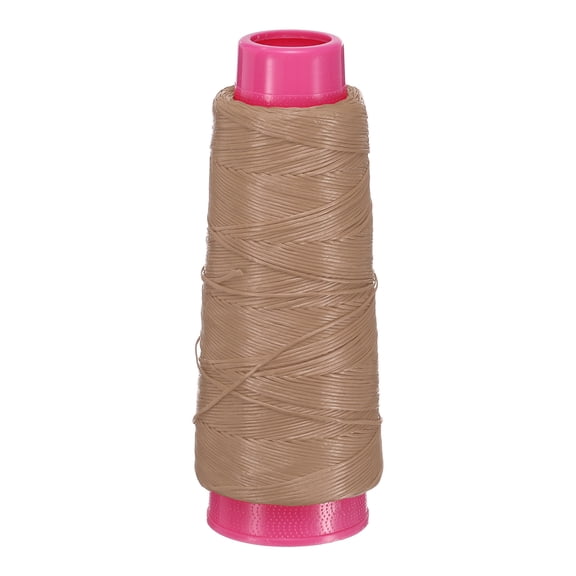 Uxcell Archery Bow String Serving Thread, 0.03" Dia Durable Bowstring Thread Accessories 131 Yard/120M & 1600D PE & Light Brown-Fitting For(Tying Peep Sight Nock/Compound/Recurve Bow)