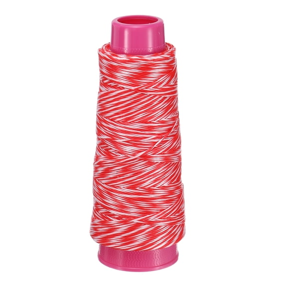 Uxcell Archery Bow String Serving Thread, 0.03" Dia Durable Bowstring Thread Accessories 131 Yard/120M & 1600D PE & Red/White-Fitting For(Tying Peep Sight Nock/Compound/Recurve Bow)