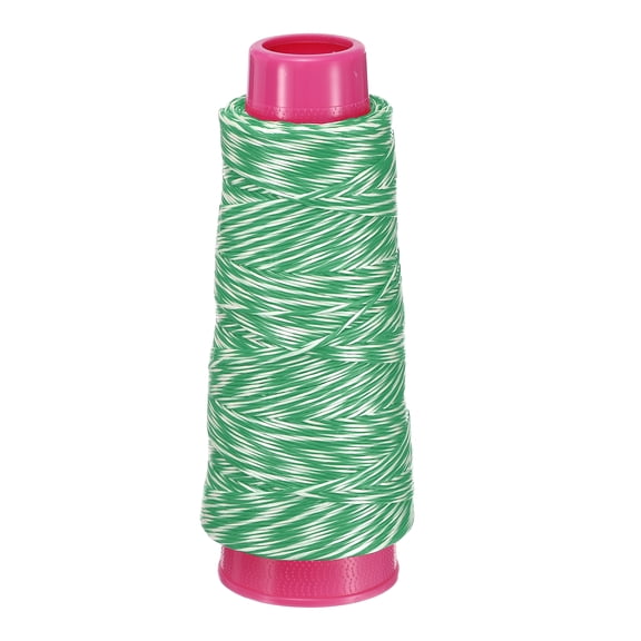 Uxcell Archery Bow String Serving Thread, 0.03" Dia Durable Bowstring Thread Accessories 131 Yard/120M & 1600D PE & White/Green-Fitting For(Tying Peep Sight Nock/Compound/Recurve Bow)