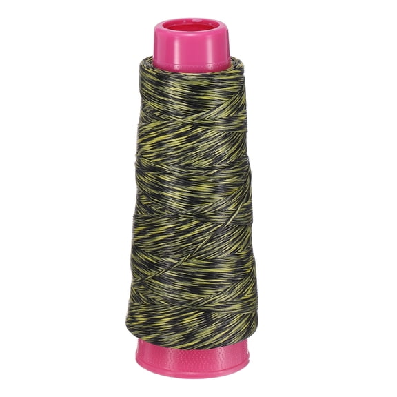 Uxcell Archery Bow String Serving Thread, 0.03" Dia Durable Bowstring Thread Accessories 131 Yard/120M & 1600D PE & Yellow/Black-Fitting For(Tying Peep Sight Nock/Compound/Recurve Bow)