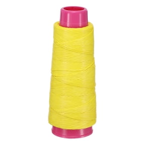 Uxcell Archery Bow String Serving Thread, 0.03" Dia Durable Bowstring Thread Accessories 131 Yard/120M & 1600D PE & Yellow-Fitting For(Tying Peep Sight Nock/Compound/Recurve Bow)