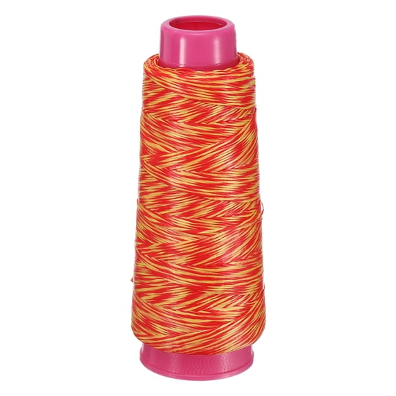 Uxcell Archery Bow String Serving Thread, 0.03" Dia Durable Bowstring Thread Accessories 131 Yard/120M & 1600D PE & Yellow/Red-Fitting For(Tying Peep Sight Nock/Compound/Recurve Bow)