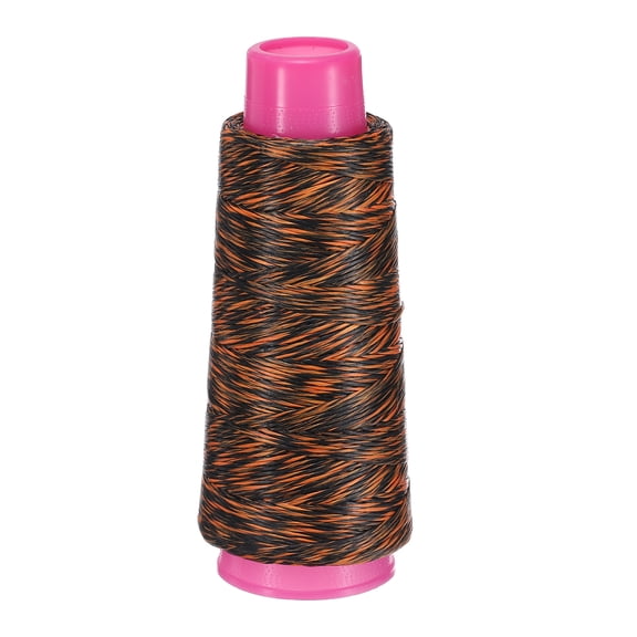 Uxcell Archery Bow String Serving Thread, 0.03" Dia Durable Bowstring Thread Accessory 131 Yard/120M & 1600D PE & Black/Orange-Red-Fitting For(Tying Peep Sight Nock/Compound/Recurve Bow)