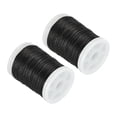 thumbnail image 1 of Uxcell Archery Bow String Serving Thread 120 Yard/110M, 2 Pack 0.3" Dia Bowstring Thread, Black, 1 of 5
