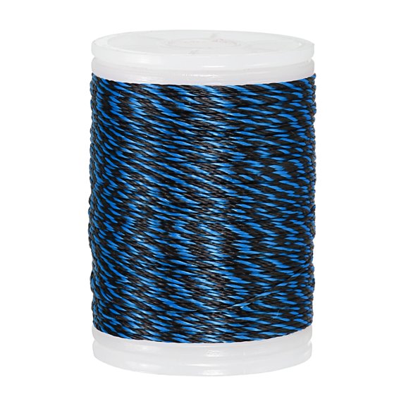 Uxcell Archery Bow String Serving Thread, Bowstring Serving Material Protector 120yd / 110m Polyethylene(Blue/Black)