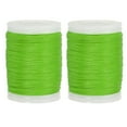 thumbnail image 1 of Uxcell Archery Bow String Serving Thread, Bowstring Serving Material Protector 120yd / 110m Polyethylene(Light Green, Pack of 2), 1 of 7
