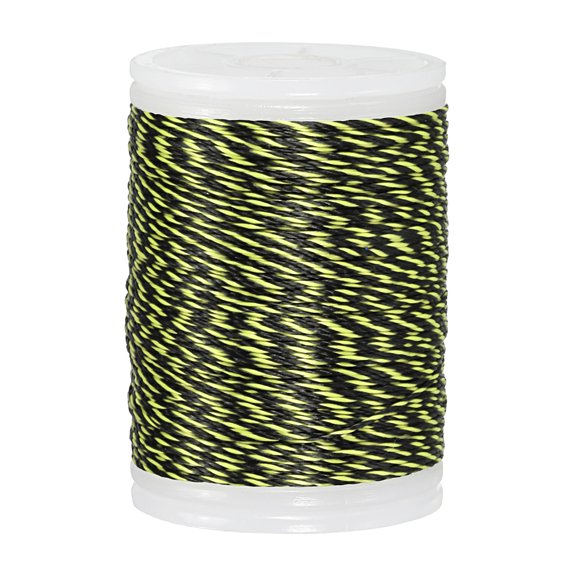 Uxcell Archery Bow String Serving Thread, Bowstring Serving Material Protector 120yd / 110m Polyethylene(Yellow/Black)