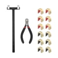 thumbnail image 1 of Uxcell Archery Bows Square for Recurve Compound Bowstring Black, 1 of 7
