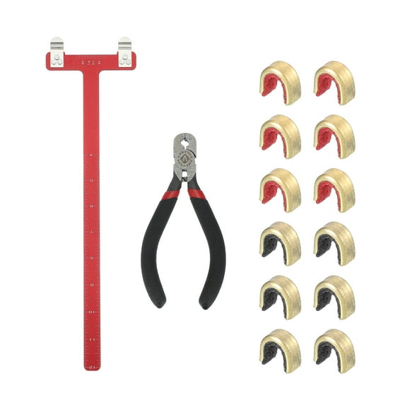 Uxcell Archery Bows Square for Recurve Compound Bowstring Red/Black