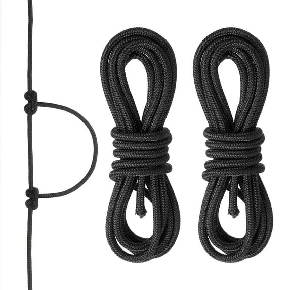Uxcell Archery D Loop Rope String Nocking Loop Rope Serving Thread Release Material Black