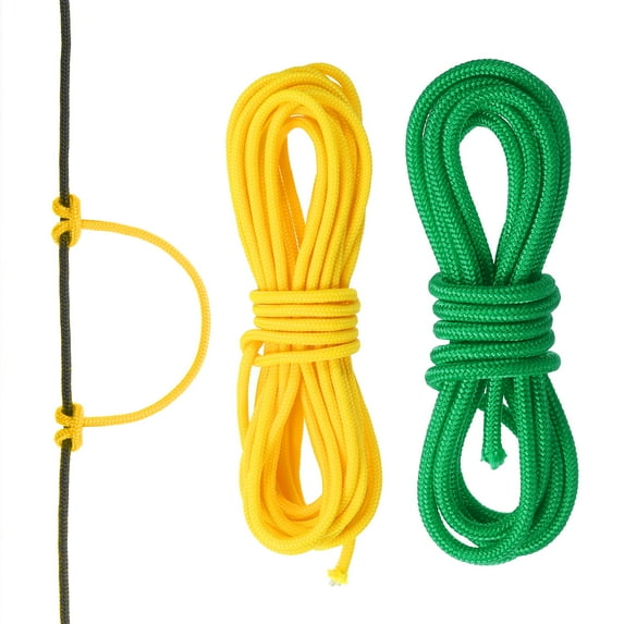 Uxcell Archery D Loop Rope String Nocking Loop Rope Serving Thread Release Material Yellow/Green