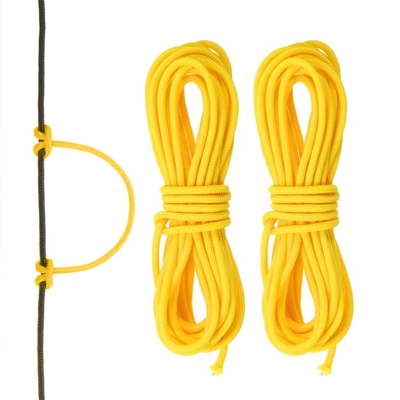 Uxcell Archery D Loop Rope String Nocking Loop Rope Serving Thread Release Material Yellow