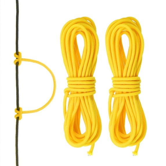 Uxcell Archery D Loop Rope String Nocking Loop Rope Serving Thread Release Material Yellow