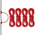 thumbnail image 1 of Uxcell Archery D Loop Rope String Nocking Loop Rope Serving Thread Release Material for Compound Archery Red, 1 of 7