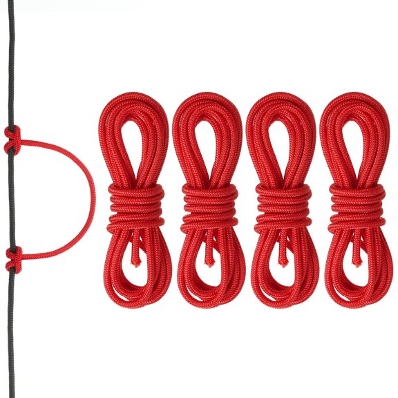 Uxcell Archery D Loop Rope String Nocking Loop Rope Serving Thread Release Material for Compound Archery Red