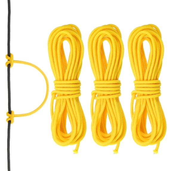 Uxcell Archery D Loop Rope String Nocking Loop Rope Serving Thread Release Material for Compound Bowstring Yellow