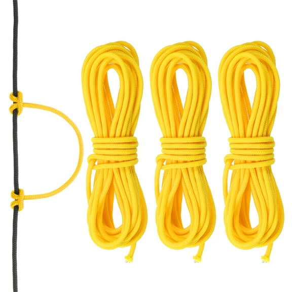 Uxcell Archery D Loop Rope String Nocking Loop Rope Serving Thread Release Material for Compound Bowstring Yellow