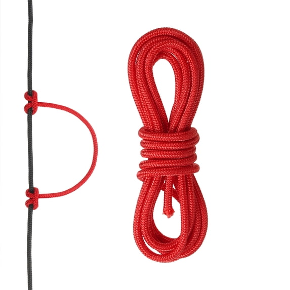 Uxcell Archery D Loop Rope String Nocking Loop Rope Serving Thread Release Material for Compound Red