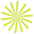 thumbnail image 1 of Uxcell Arrow Vanes Turkey Archery Arrows Feather Fletching Left Wing Fit for Hunting Target Shooting Neon Yellow 5 Inch, 25Pcs, 1 of 5